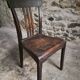 Set of 4 antique French bistro chairs Stella, circa 1900–1920.