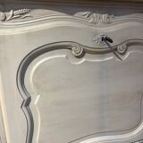 Magnificent Provençal secretary storage furniture made of solid wood with olives.