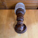 Vintage wall sconce mobelhaus wood + bohemia crystal globe