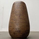 Brutalist mid-century studio ceramic vase by Sybille Karrenberg-Dresler, 1960s.
