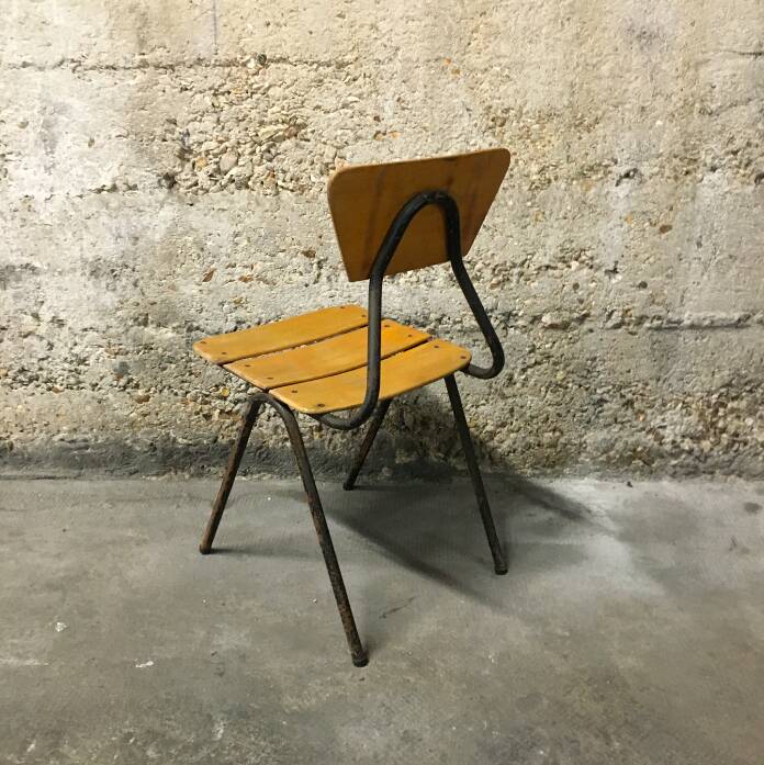 Vintage children's desk and chair