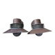 Pair of Danish Vintage Copper Wall Lamps