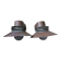 Pair of Danish Vintage Copper Wall Lamps