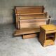 Solid oak bed