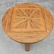 Art Deco Round Side Table in Walnut 1930s