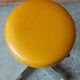KOR telescopic stool in leatherette