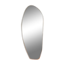 Miroir psyché irrégulier organique laiton doré minimaliste 70x160cm