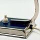 Vintage blue and chrome desk lamp from the 70s.