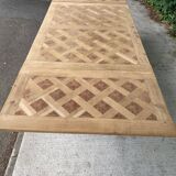 18th century monastery dining table renovated in solid oak 250cm