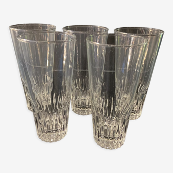 Set of 5 glasses