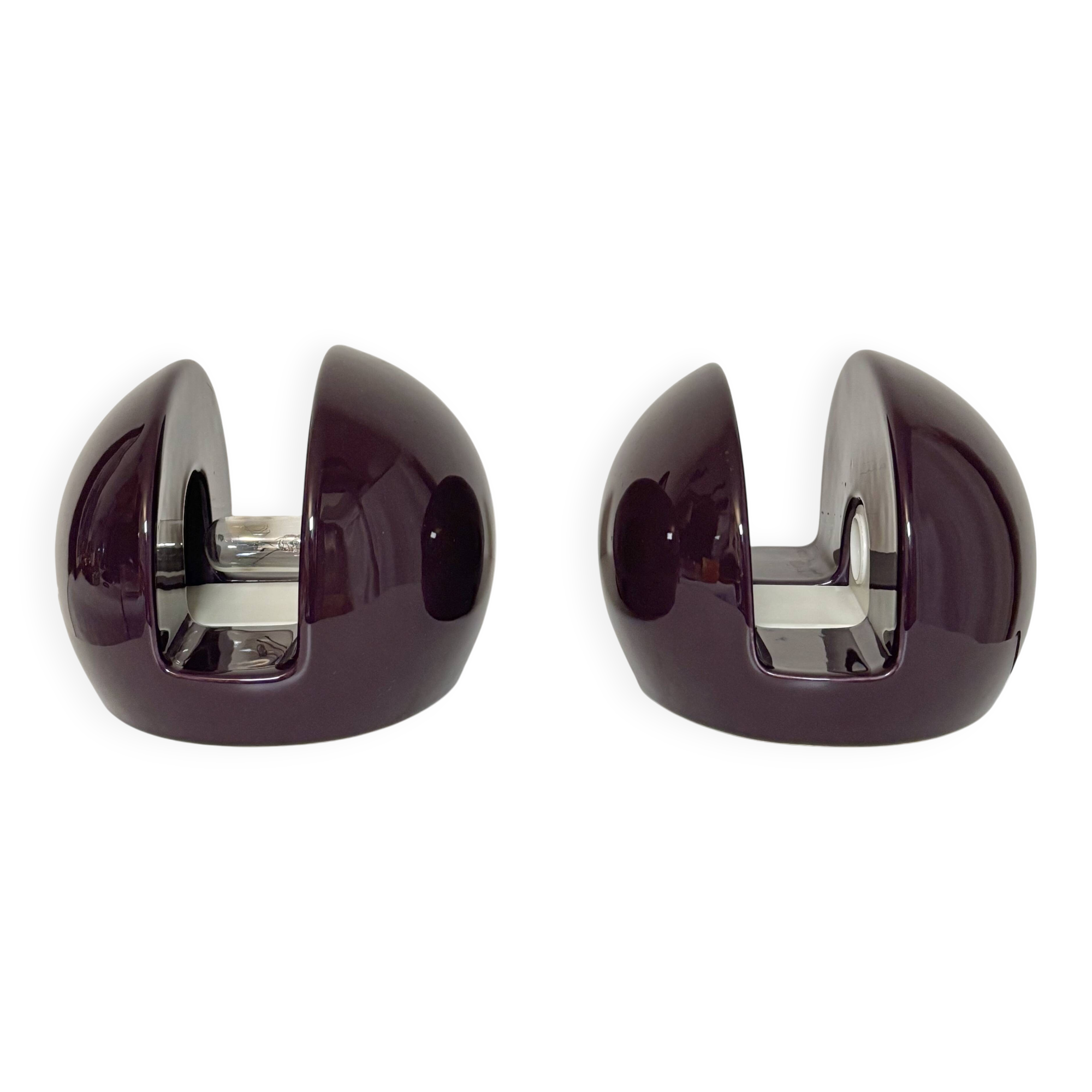 Ceramic table or wall lamps by Cidneo, 1970
