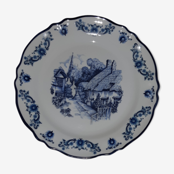 Decorative porcelain plate limoges goscimski jeans