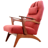 Fauteuil avec repose-pieds 'Vorchten'