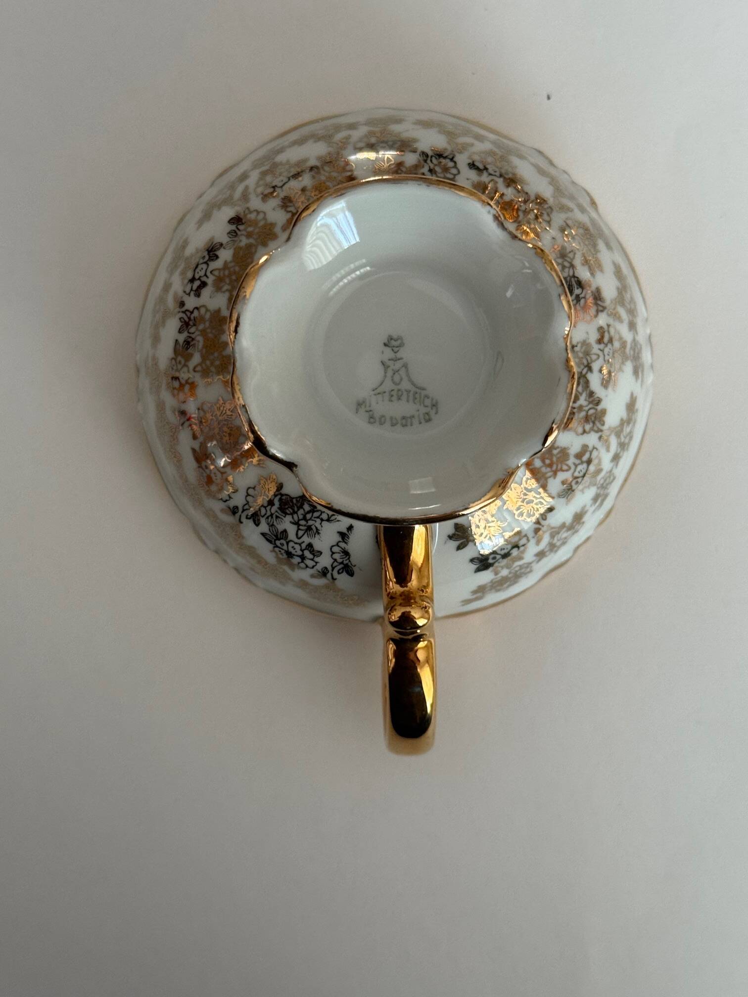 Bavarian tea service Mitterteich, Germany 1950s