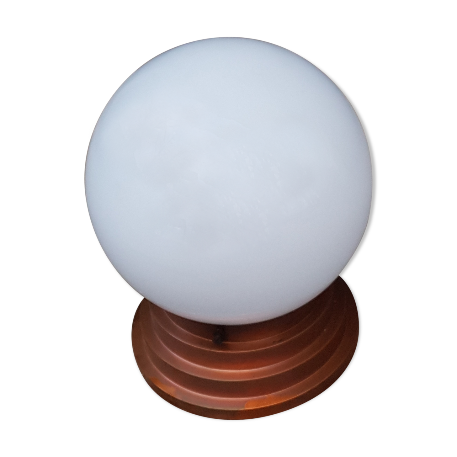 Ceiling light in copper art deco marine