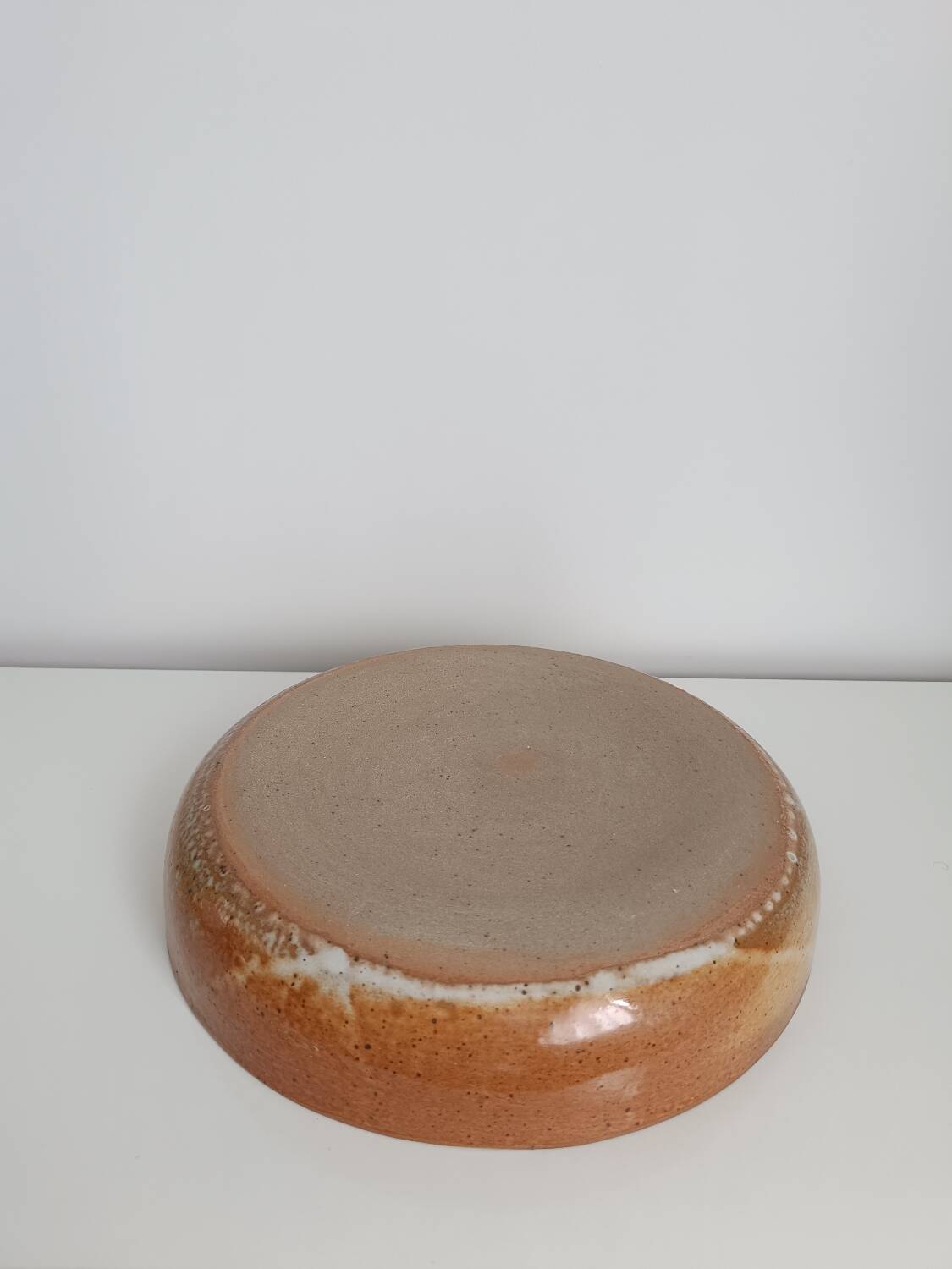 Grand plat - saladier en grès vintage