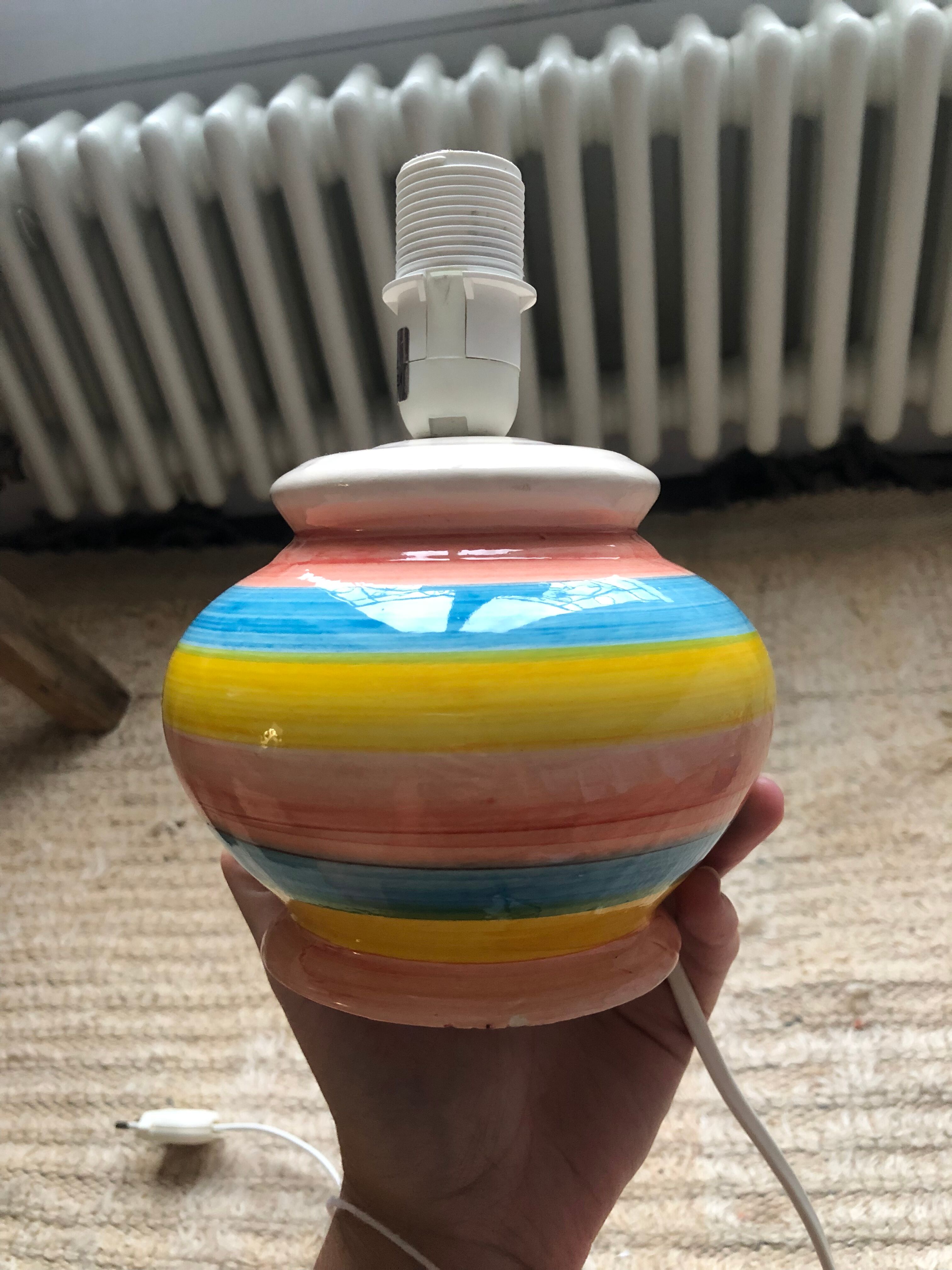 Lamp without lampshade