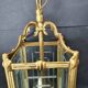 Lanterne quatre verres transparent vintage