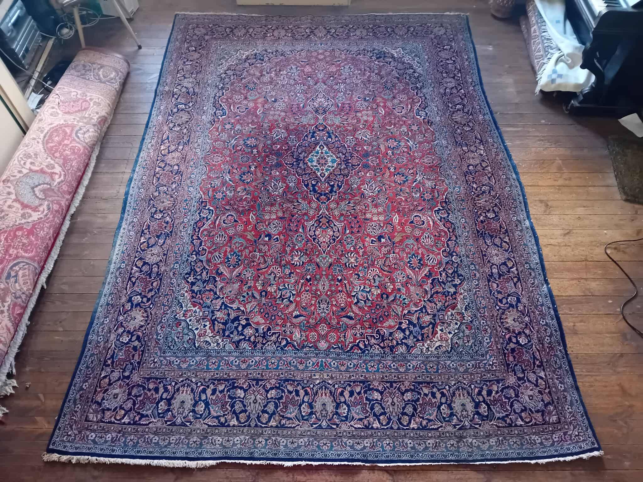 Antique XXL Persian Tabriz Rug 360x253cm