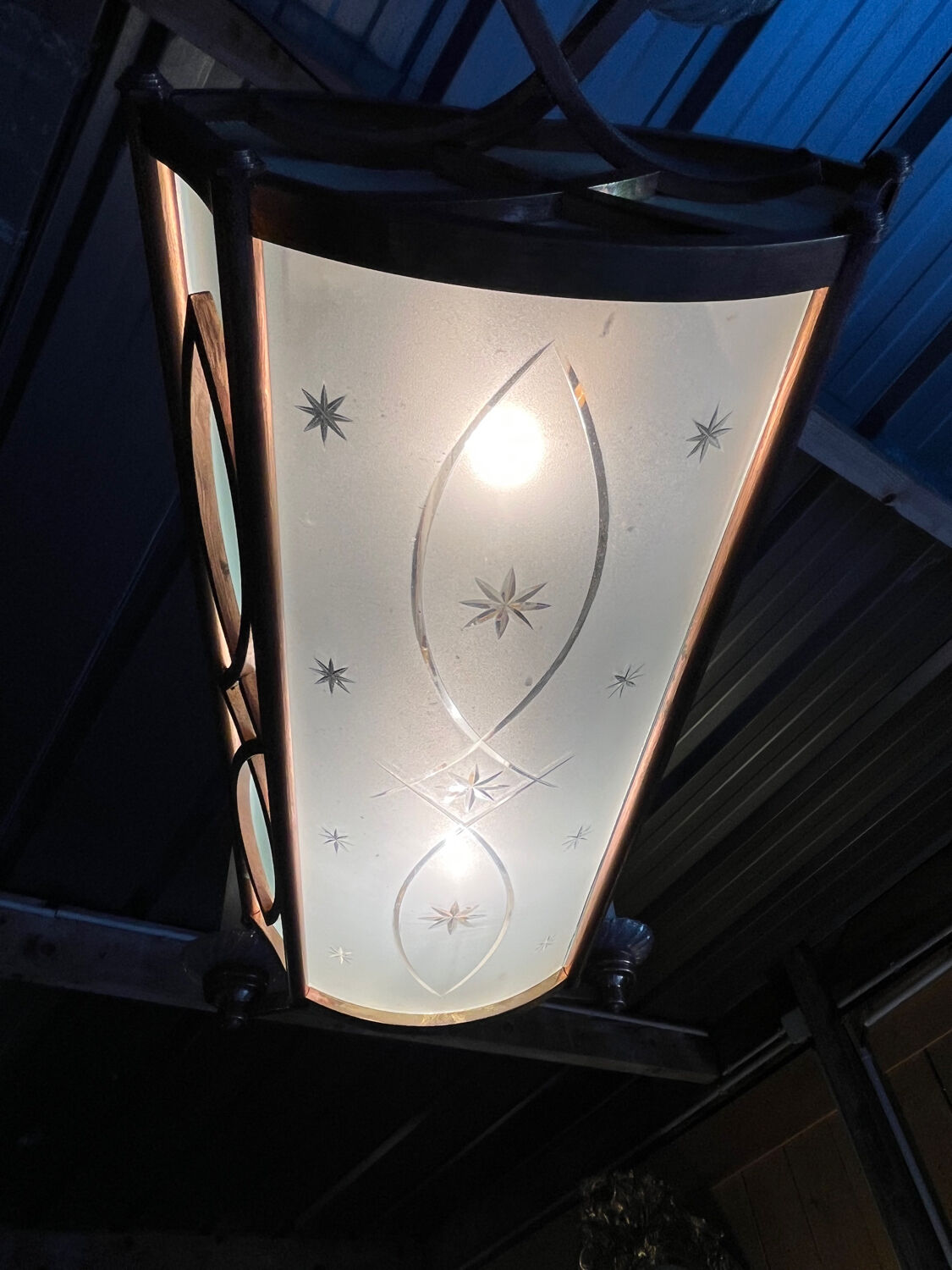 1930s Petitot Chandelier