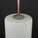 Italian opaline glass pendant light from the mid-century, 1960s, set of 2.