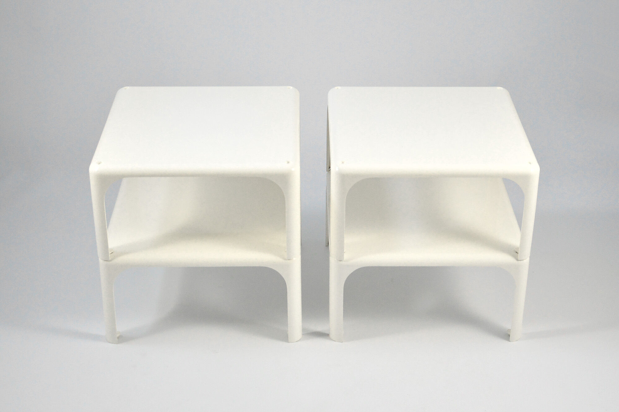 Set of 4 Demetrio 45 side tables by Vico Magistretti for Artemide, 1960s