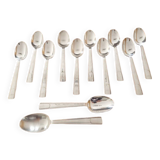 Christofle - Set of 12 Gabon table spoons - Design Christian Fjerdingstad