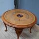 Table basse plateau canné