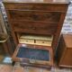 Louis Philippe style mahogany secretary chest.