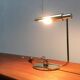 Mid-century minimalist brass table lamp by Rosemarie & Rico Baltensweiler for Baltensweiler.