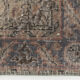 Gray & bronze patchwork tapis rug, 247x172cm