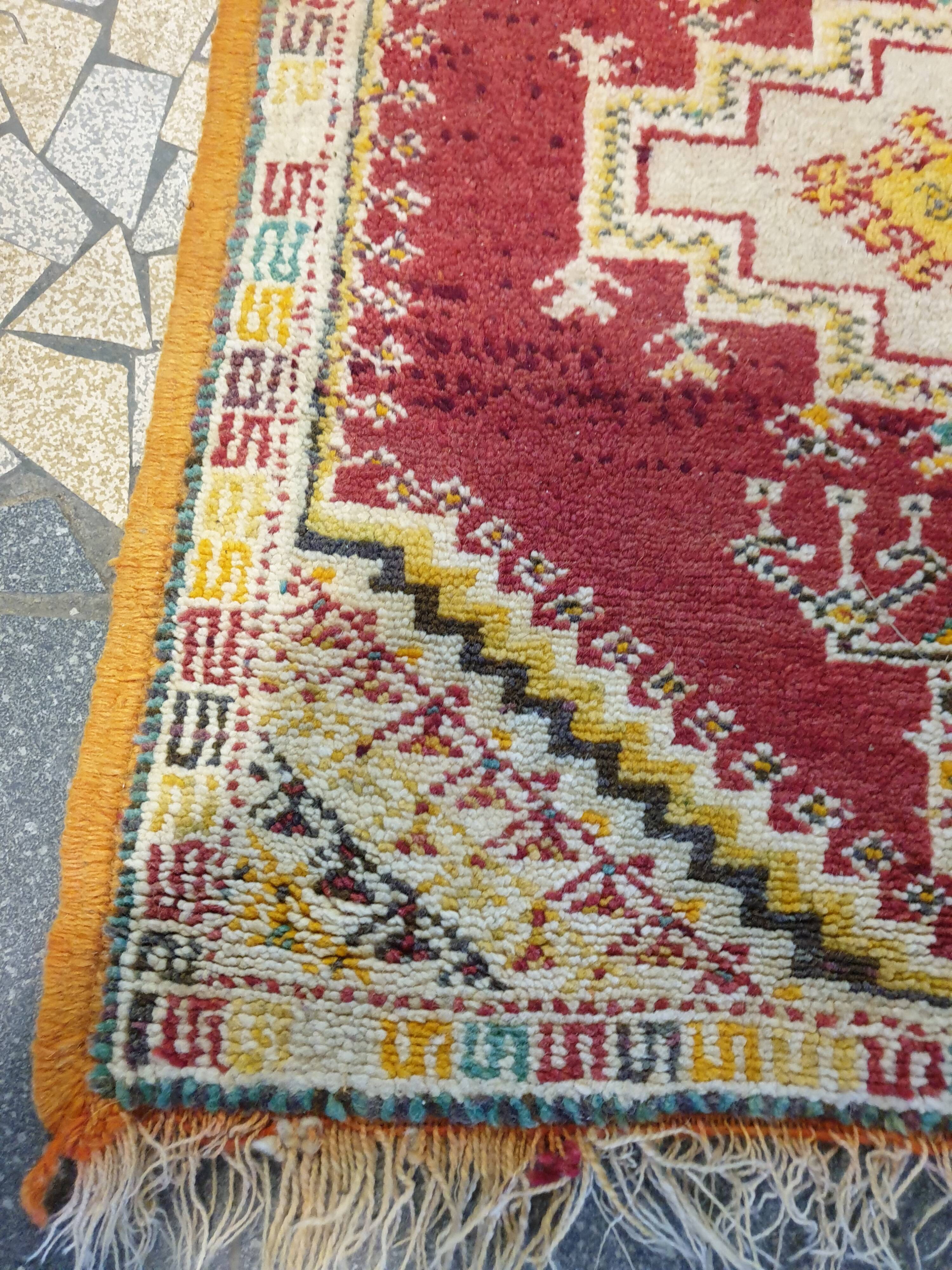 Wool prayer rug