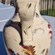 Polychrome ceramic jug, Hubert Bequet in Queragnon