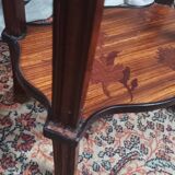 Art Nouveau marquetry pedestal table