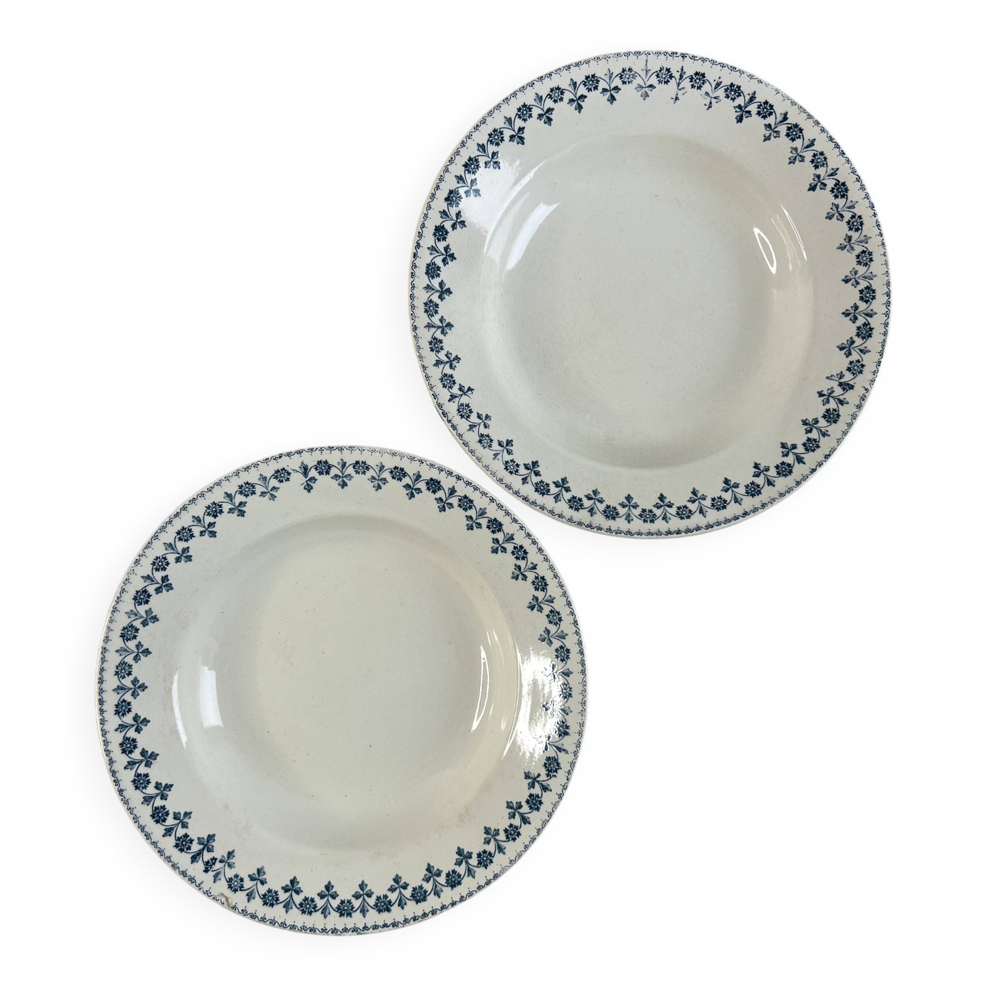 Iron earth set of 2 deep plates LG Bareaux