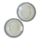 Iron earth set of 2 deep plates LG Bareaux