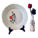 Round dish Luneville Menton collection