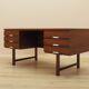 Rosewood desk, Danish design, 1970s, manufacturer: Eigil Petersens Møbelfab