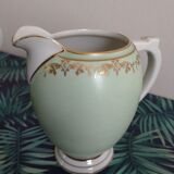 Vintage Limoges porcelain mint coffee set and golden edging