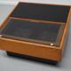 Vintage Cognac Leather Coffee Table / Bar by De Sede, 1960/70s