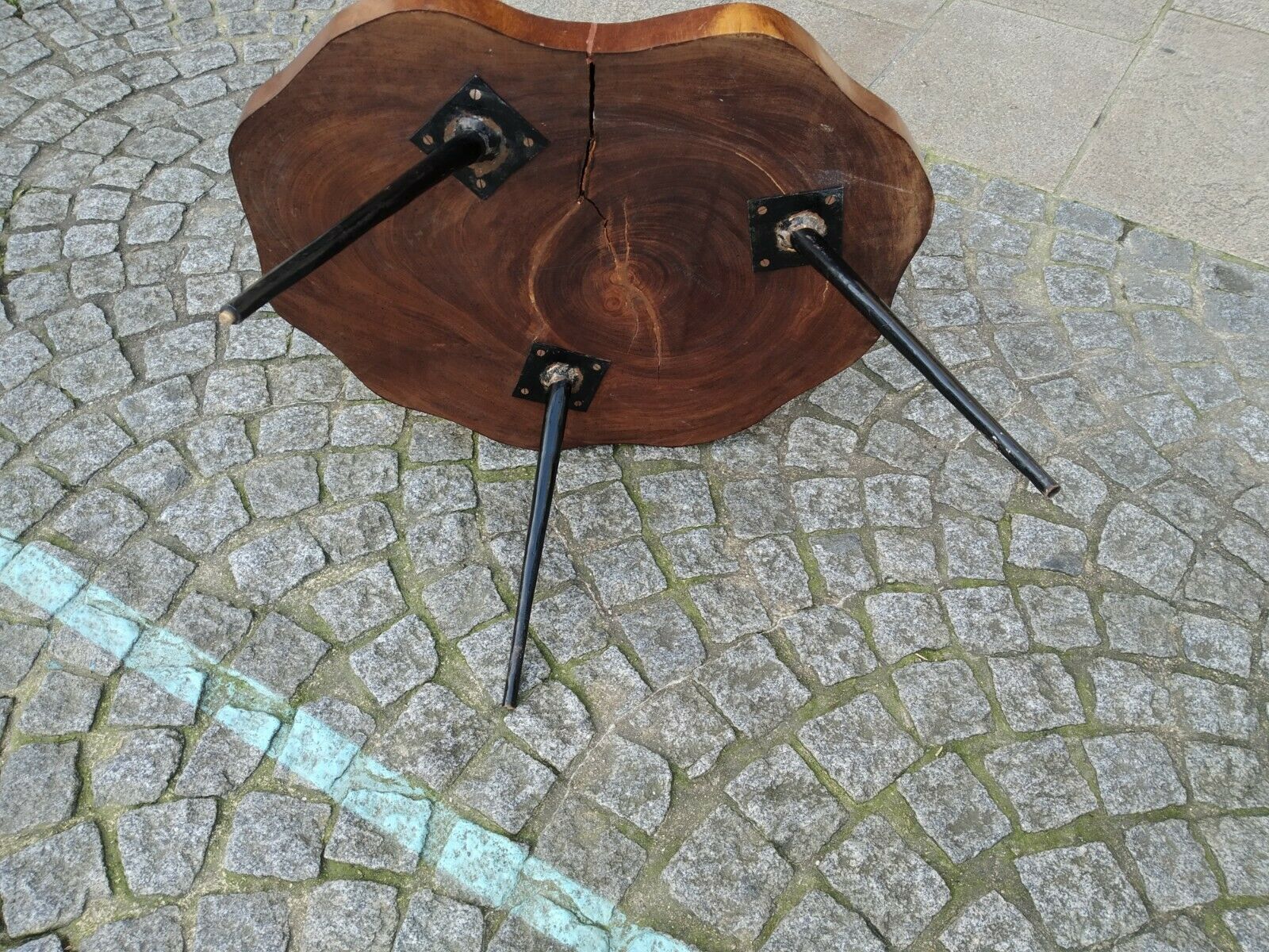 Brutalist free-form coffee table 1950s