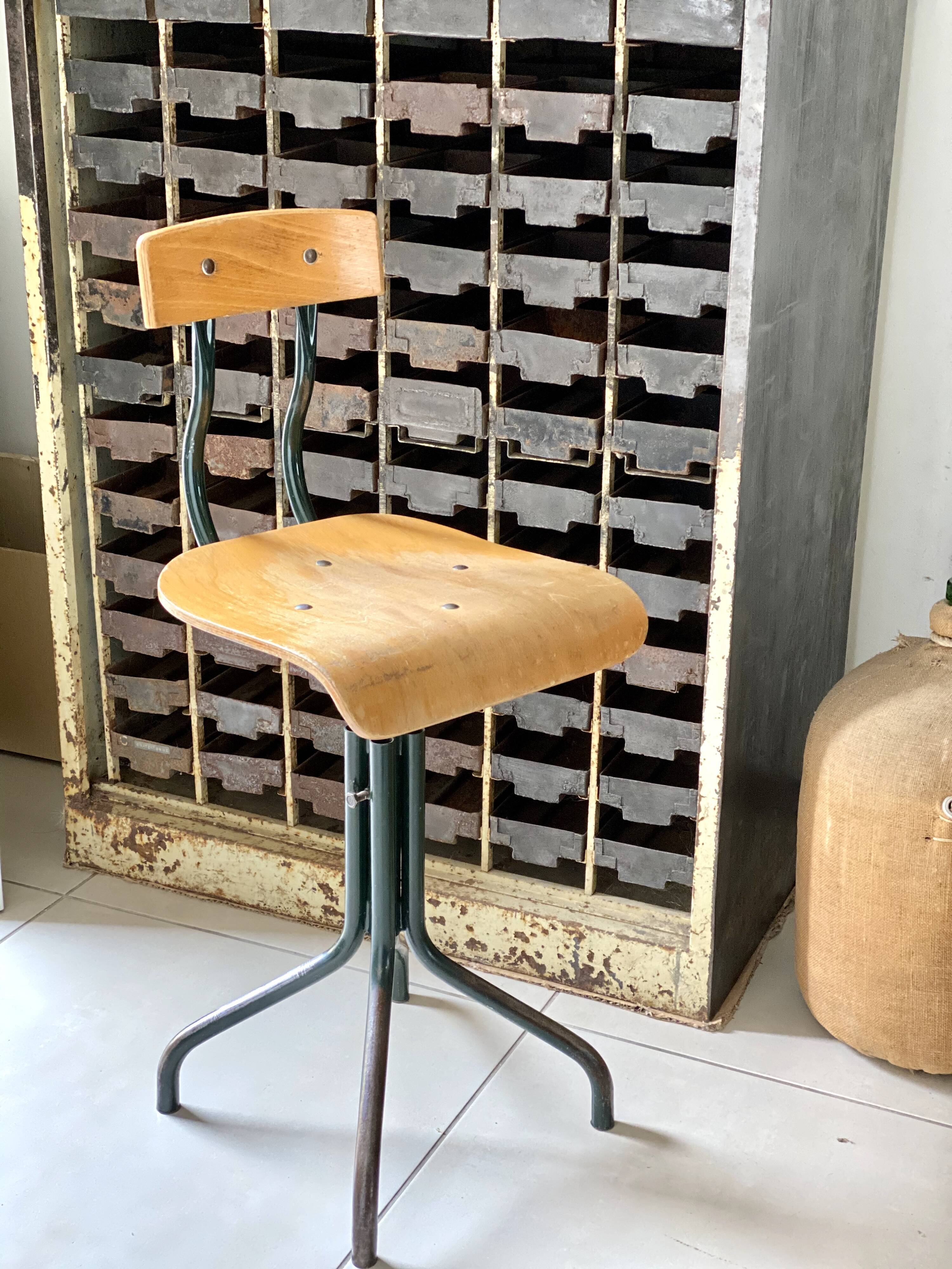 Former industrial workshop chair