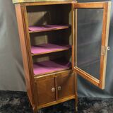Small 19th-century display cabinet in the Transition style between Louis XV and Louis XVI.