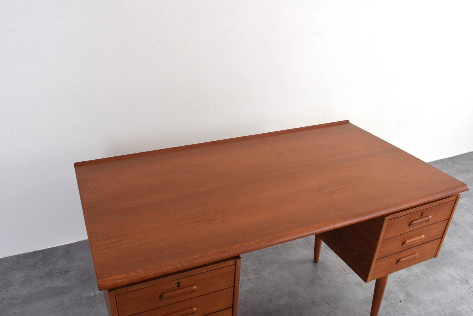 Mid-Century Danish Teak Executive Desk, 1960s.