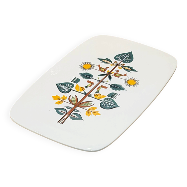 Plat Arbre de vie – Villeroy & Boch, Vintage 1970