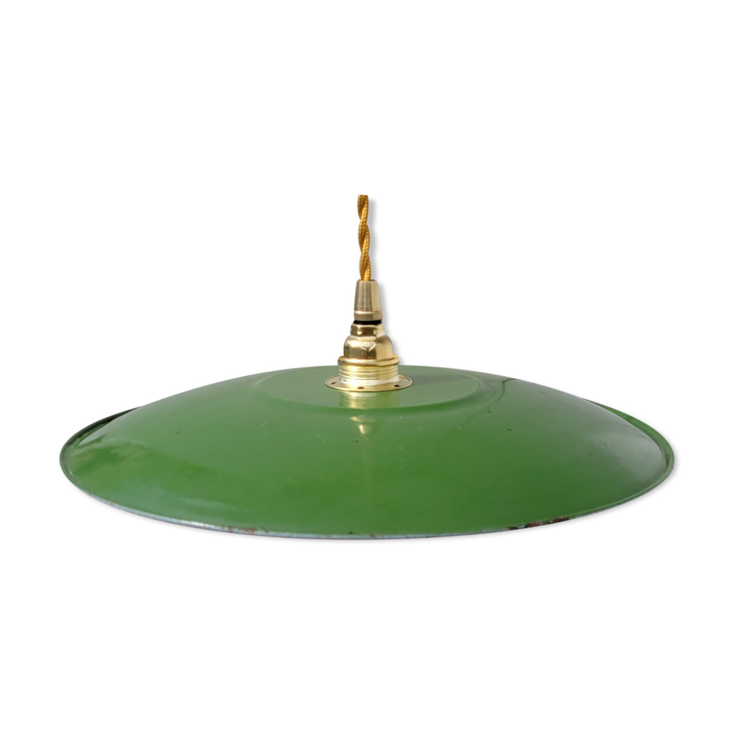 Enamelled sheet metal suspension