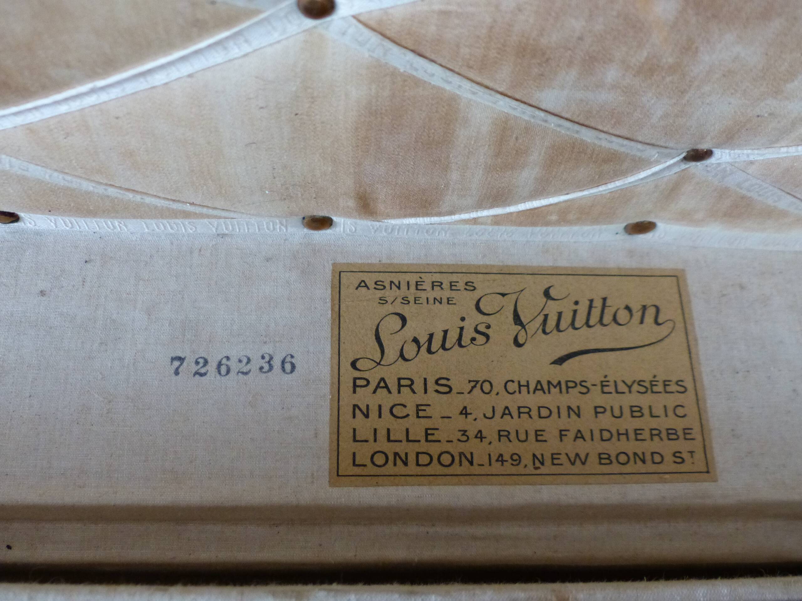 Louis Vuitton leather cabin trunk