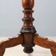 Antique coat rack in lime wood stained walnut, Italy, 19th century.