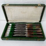Set de 6 couteaux à dessert virole en argent