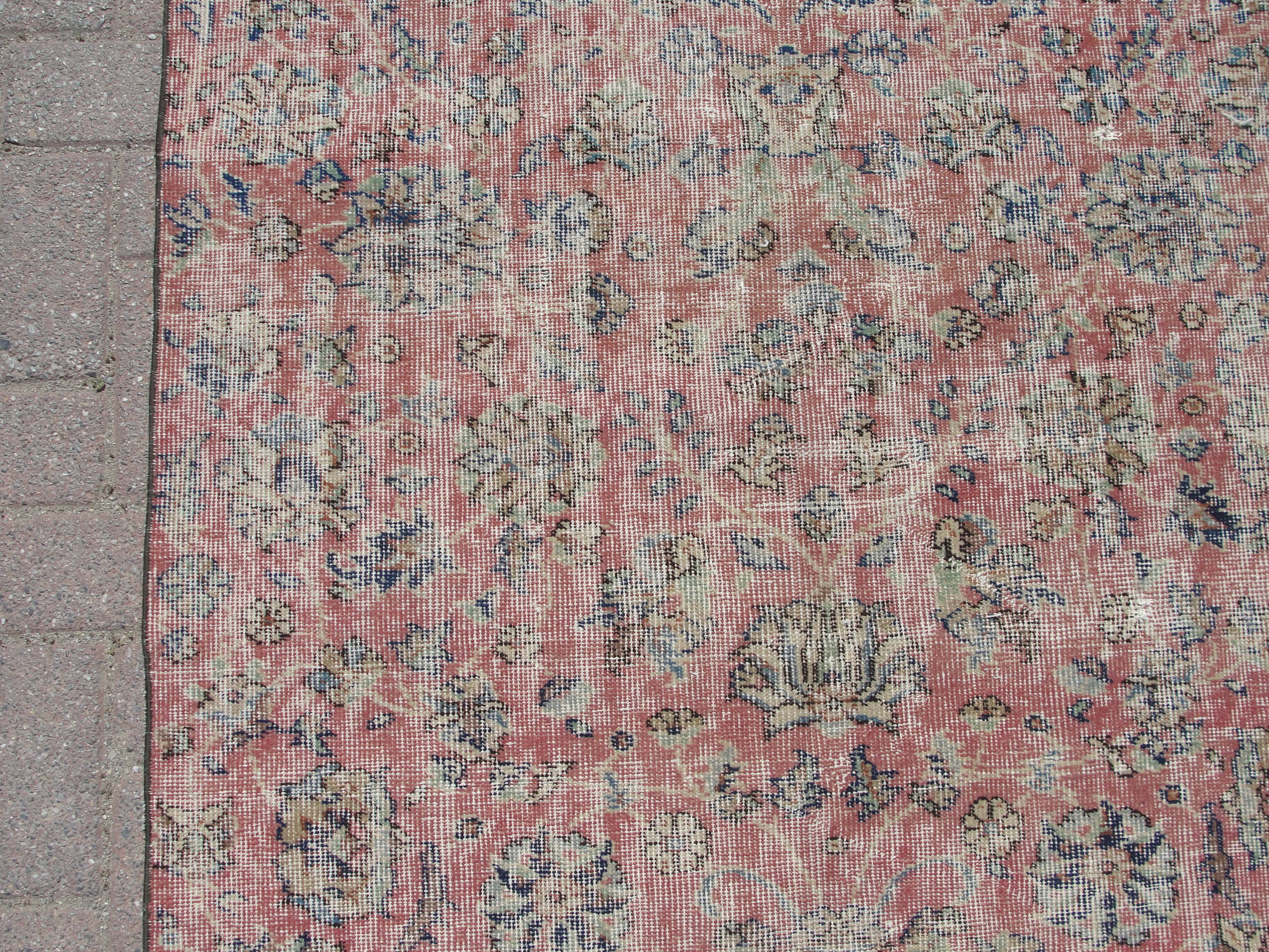 Oushak handmade kilim area small rug